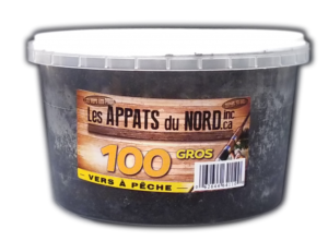 100 gros vers - Appâts du nord